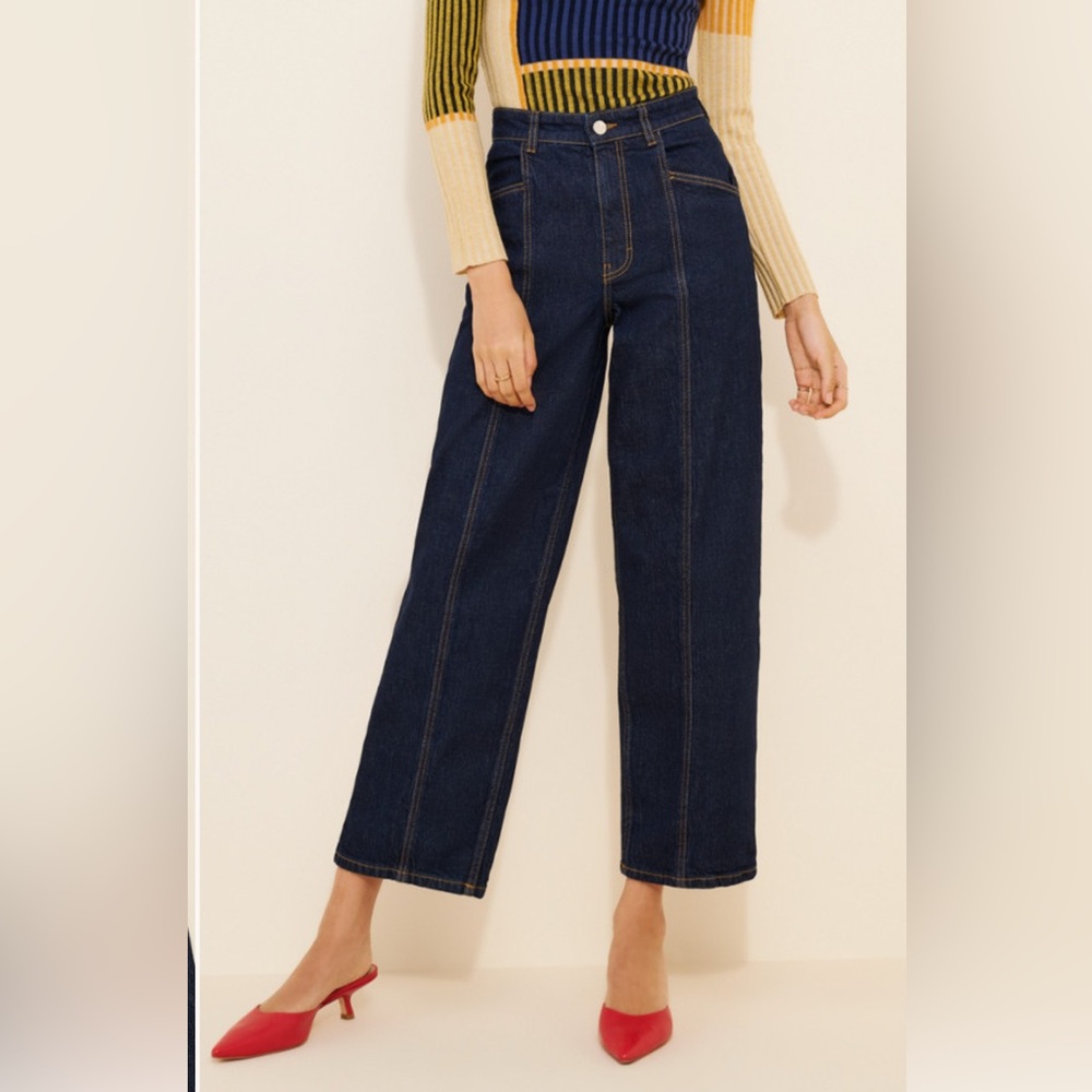 Blue Wide Leg Jeans - Size 29 - worn 1x